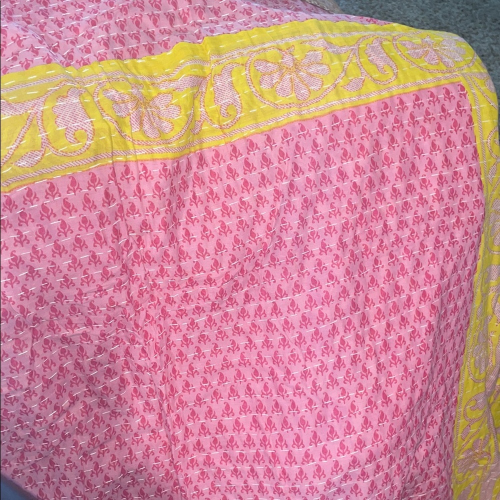 Indian Kantha Quilt- Handmade - Picture 2 of 5